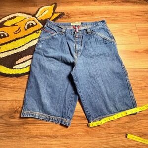 Y2K baggy denim jorts Size 36" #skater #denim #jorts #vintage #y2k 0090